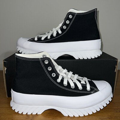Converse CTAS Hi Lugged 2.0 Black Platform Shoes Canvas Men s 8.5 Women s 10.5