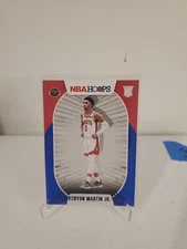 2020-21 Panini Hoops Blue Parallel #232 Kenyon Martin Jr (RC) - Houston Rockets