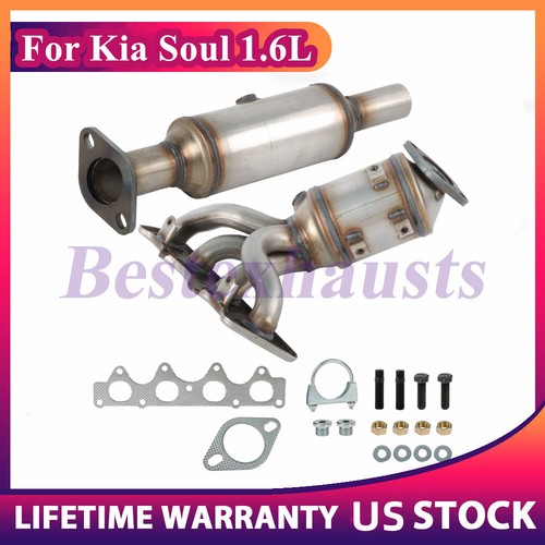 For 2012 2019 Kia Soul 1.6L Manifold Catalytic Converter Front and Rear 768713980537 eBay