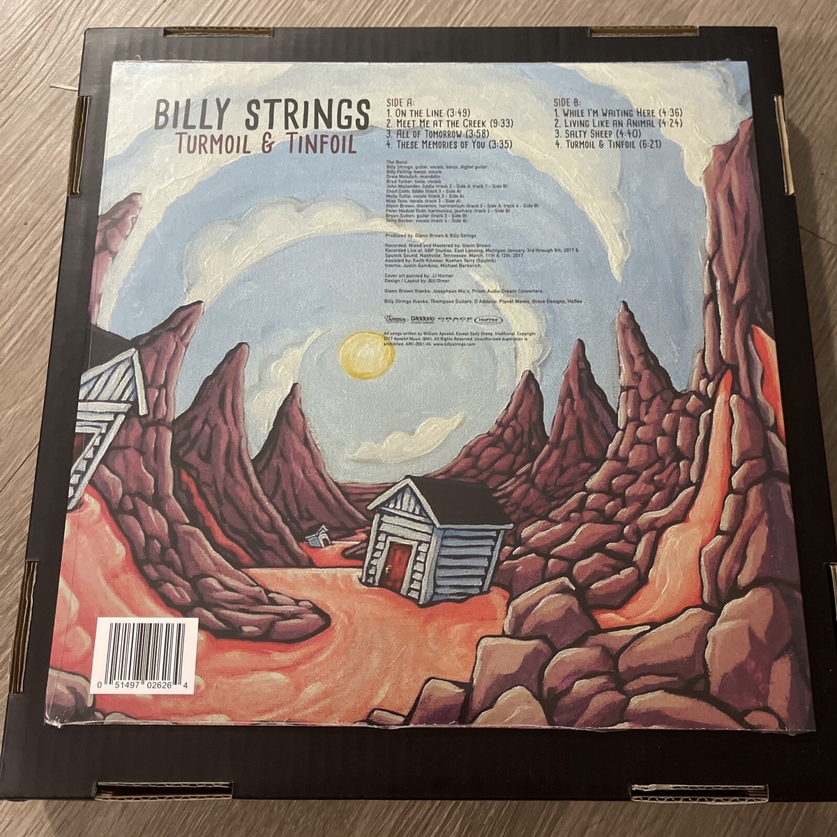 NEW First Press Billy Strings Turmoil And Tinfoil Black Color