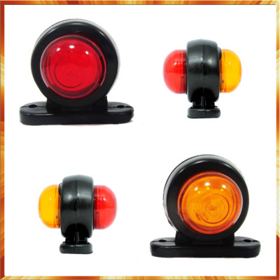 4x PositionLeuchte LED Orange+Rot Begrenzungsleuchte LKW Anhänger
