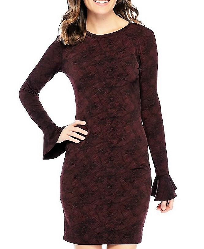 michael kors mesh dress Michael Michael Kors Floral Mesh Flounce Women's Dress : LG