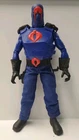 Vintage Hasbro GI Joe 12" Inch Cobra Commander 2001 GI Joe vs Cobra Figure EUC