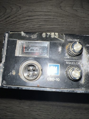 GM CBD-10 CB Radio Trans-Am Untested No 1975 No Receiver - Photo 3/14