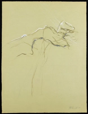 DDR. "Schwebender", 1987. Aquarell Anne Katrin SCHMIDT (*1960 D) handsigniert - Bild 1 von 3