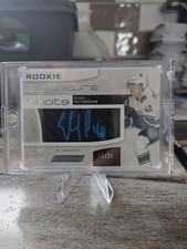 2018-19 Engrained Elias Pettersson Rookie Signature Shots /25 Stick Auto CLEAN