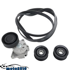 Für Mercedes-Benz E-Klasse W211 2002-2009 Keilrippenriemen Umlenkrollen+Spannarm