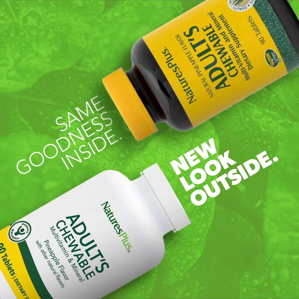 Multivitamínicos Masticables Adultos Alta Potencia Vegetarianos 90 Comprimidos Sabor Delicioso Foto 2 de 4