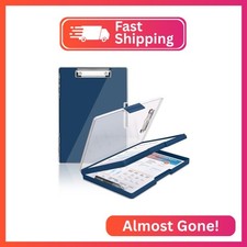 SFLHHDM Clipboard with Storage,Heavy Duty Clip Boards 8.5x11 with 2 Storage Case