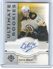 2007/08 ULTIMATE DAVID KREJCI ROOKIE AUTO # 057/399