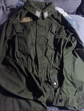 Vintage 1970s Italian Milatary Field Jacket Size 40in Chest