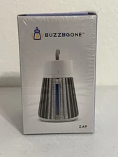 BuzzBGone ZAP Portable LED Bug Zapper Kills Mosquitos Rechargeable NEW SEALED