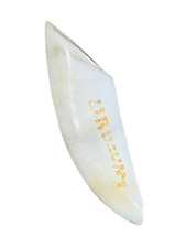 CUCHARA DE CUERNO DE VACA PARA YERBERO - GRABADO URUGUAY