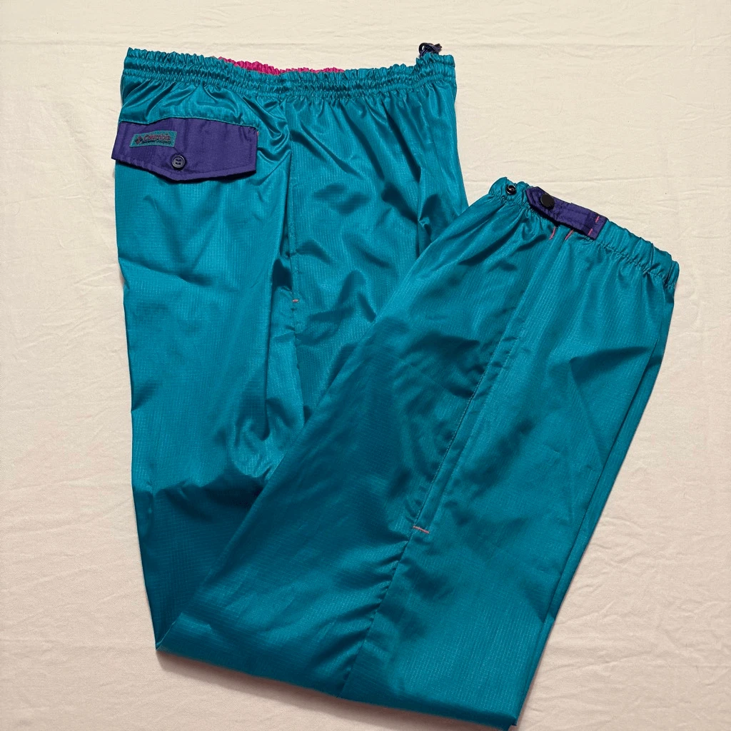 Vintage Columbia Ski Pants 1994 | Teal Purple Colorblock | Nylon Snow | Men’s M
Opens in a new windo