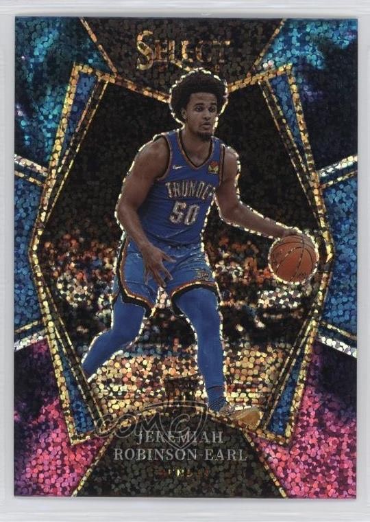 2021 Panini Select Premier Level Cosmic Prizm Jeremiah Robinson-Earl Rookie RC