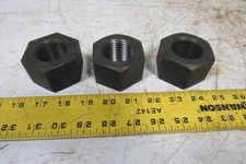 WB 718N 1-1/2"-8 Stainless Steel Coated Heavy Hex Nut Lot of 3