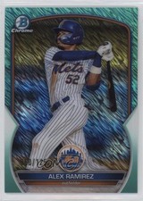 2023 Bowman Chrome Prospects Aqua Shimmer Refractor 60/125 Alex Ramirez 0hu7