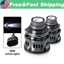 2X H11 H7 9005 9006 LED Laser Headlights Bulb White Projector Auto Fog Lights US