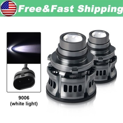 2X H11 H7 9005 9006 LED Laser Headlights Bulb White Projector Auto Fog Lights US