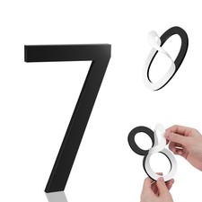 4 Inch House Numbers, Self-adhesive for Outside Mailbox House Number 7