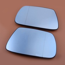 2x Wing Mirror Glass Power Heated Backed Fit for Jeep Grand Cherokee 2005-2010 ^