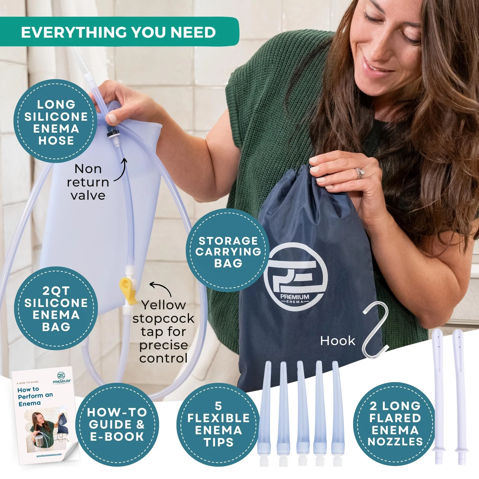 PE Premium Enema Kit - Thumbnail 2