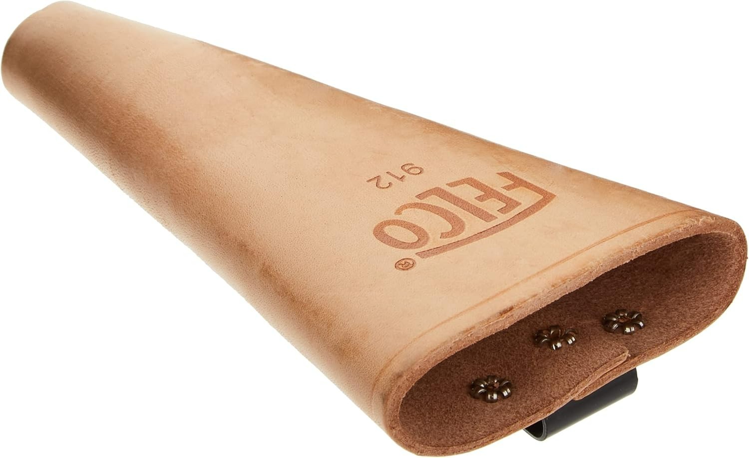 Stylish Brown Leather Clip Holster - Lightweight Tool Holder for Pruning Shears