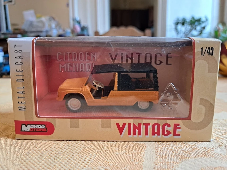 MondoMotors Vintage Citroen Mehari jaune 1/43ème - Photo 3/4