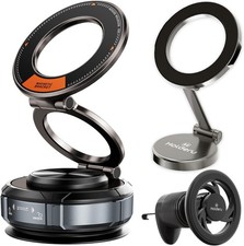 3 Pack Magnetic Phone Holder for Car Compatible Car Mount Bundle Dashboard Air