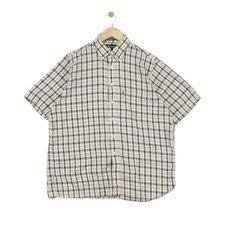 Vintage Aquascutum Plaid Shirt Mens Size L Be...