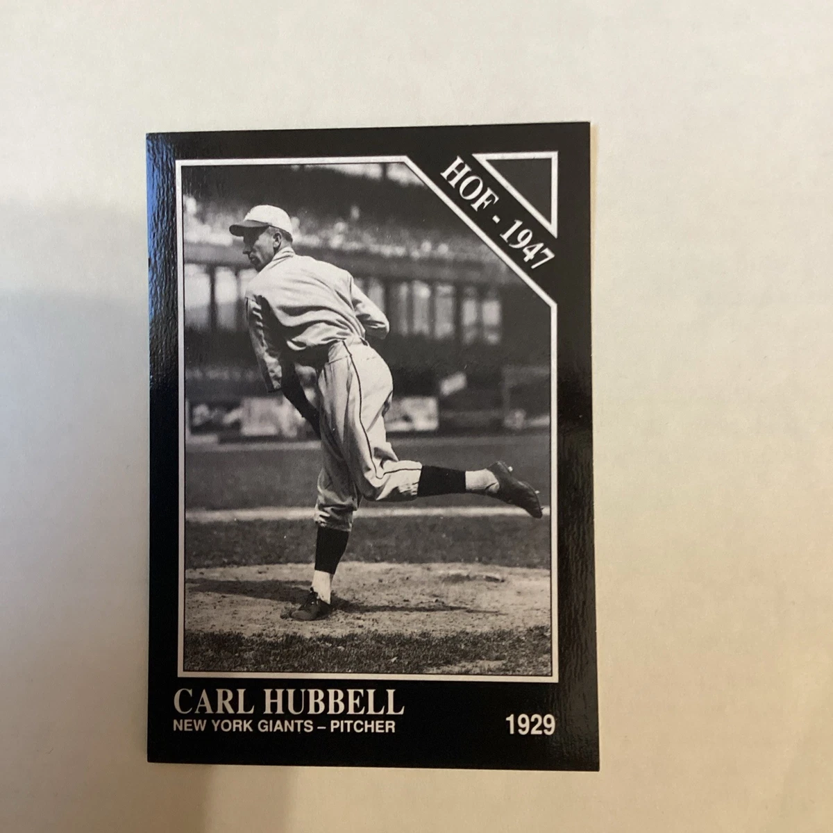 Carl Hubbell Baseball Sports Trading Cards & Accessories