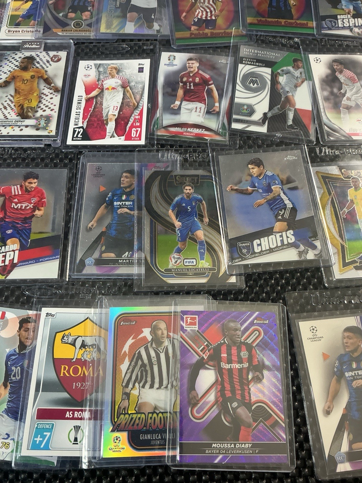 Topps Soccer Auto Rookie/Serial Lot Finest/Chrome/Prizm 2024 UCL (140) CARD LOT view 13