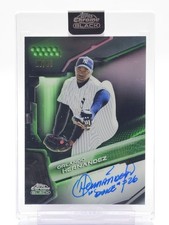 ORLANDO HERNANDEZ 2026 TOPPS CHROME BLACK AUTO GREEN /99 #CBA-OH YANKEES Q5466