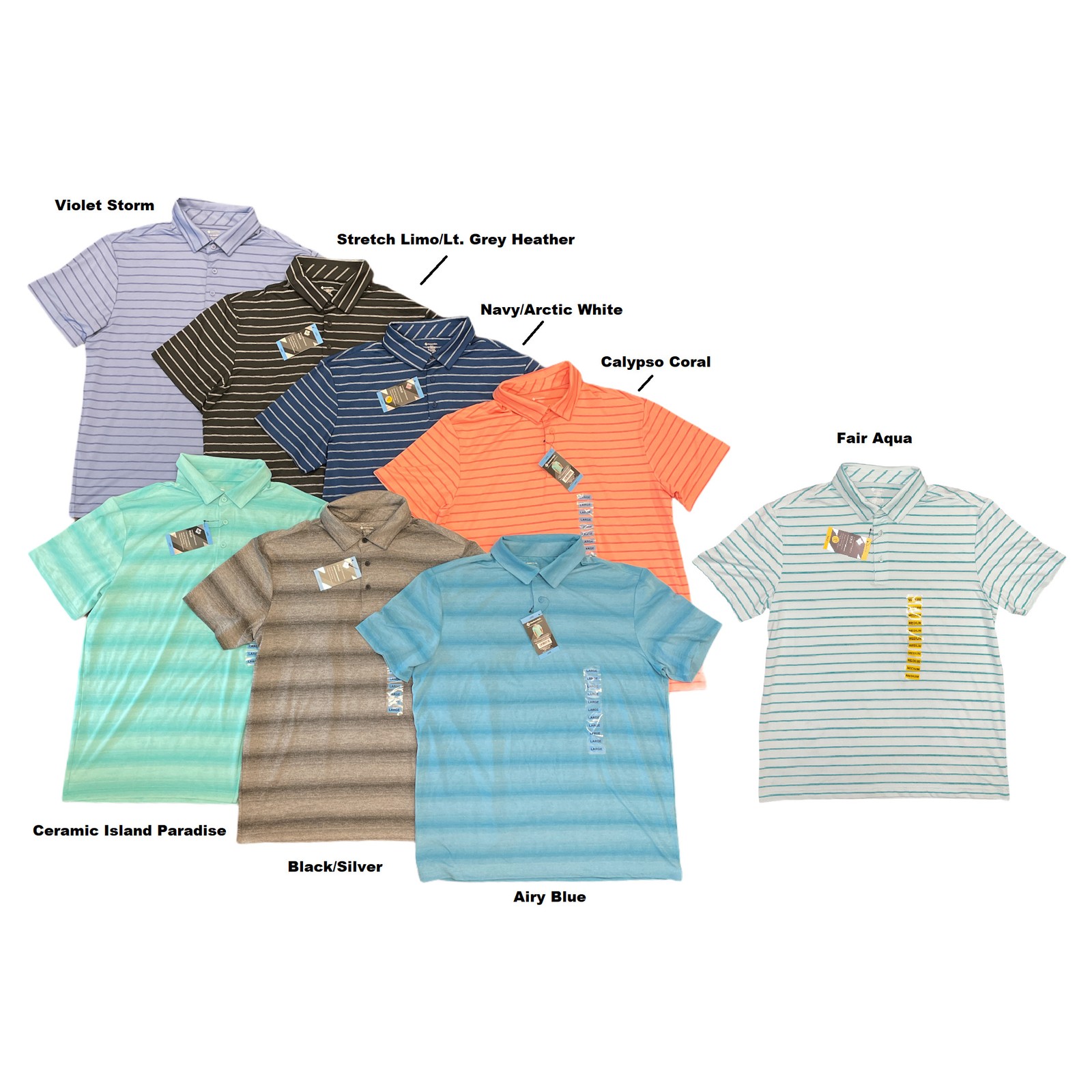 Участники отмечают мужскую эластичную рубашку поло Active Performance впитывающую влагу 2490₽