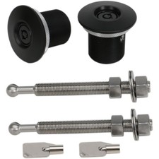 Quik Latch Ql-38l-lpbp 38 Series Locking Hood Pins Black Pair