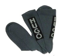 NWT One Pair Hugo Boss Socks Green Black Men's
