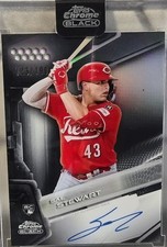 2026 Topps Chrome Black Sal Stewart Rookie Auto /199 Refractor Cincinnati Reds