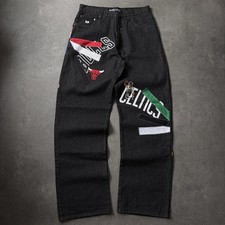 Unk NBA Hip Hop Baggy Jeans Chicago Bulls LA Lakers Boston Celtics Pistons