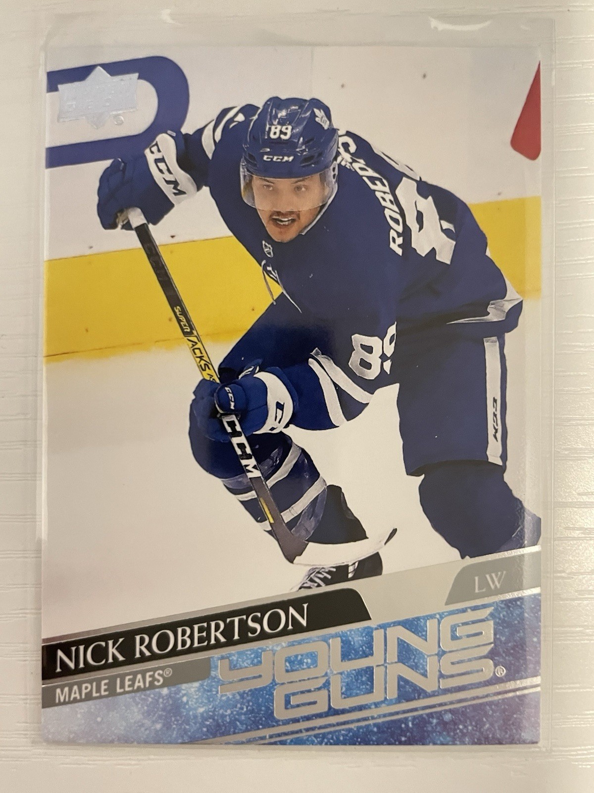 2020-21 Upper Deck Nick Robertson Rookie Young Guns #237 Maple Leafs