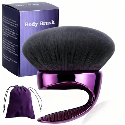 BS-MALL Extra-Large Multi-Purpose Body Brush   Luxury Travel-Friendly Self Tan