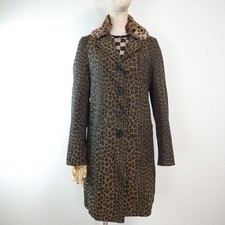 Vintage Fendi Leopard Detachable Collar Size 40 Coat Jacket