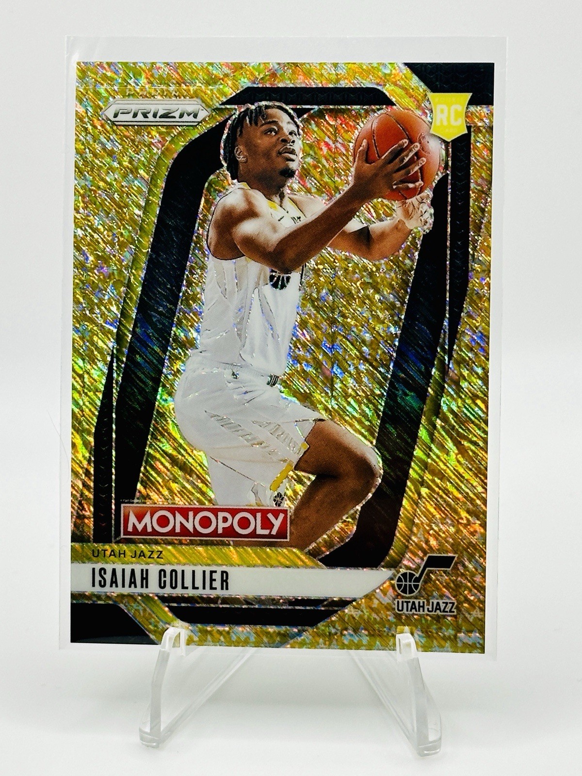 2024 Panini Prizm Monopoly Isaiah Collier Gold Shimmer Millionaire #491/500 #36