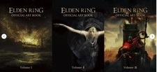 ELDEN RING OFFICIAL ART BOOK Volume 1 - 3 Set KADOKAWA Game Linkage From JAPAN