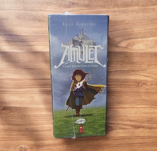 Amulet #1-8 Box Set by Kazu Kibuishi (2018, Trade Paperback) - Brand New - Picture 4 of 5