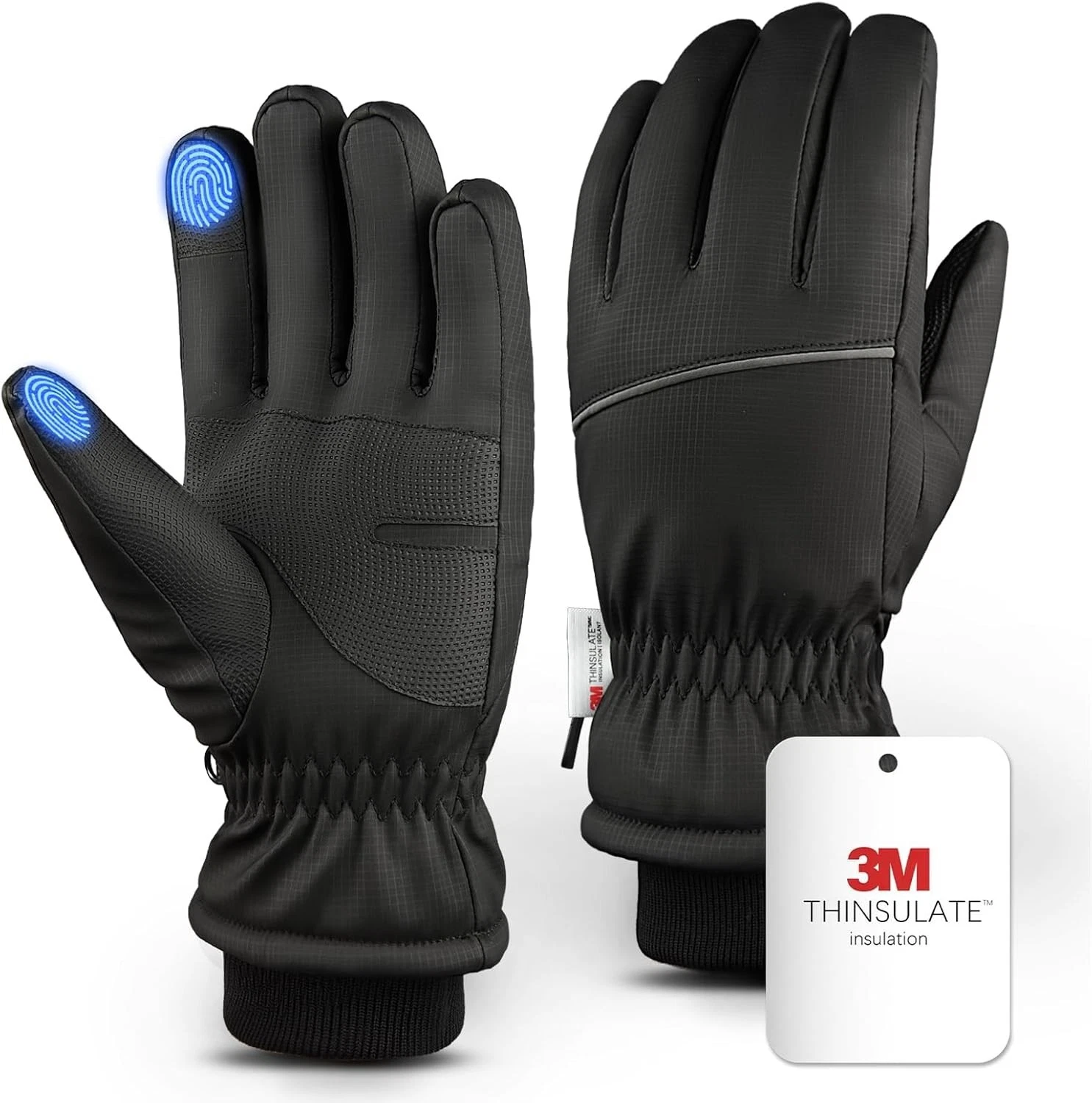 Adult Winter Gloves 3M Insulation, Thermal Snow Ski Gloves w/ Touchscreen Finger
Opens in a new wind