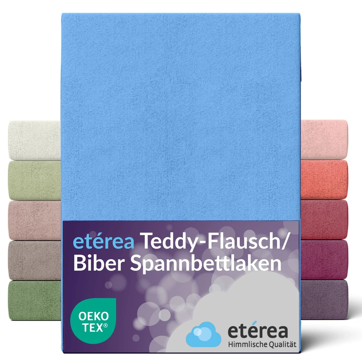 Sábana bajera esponjosa sábana bajera etérea Teddy Laken 90x200 - 200x220 invierno