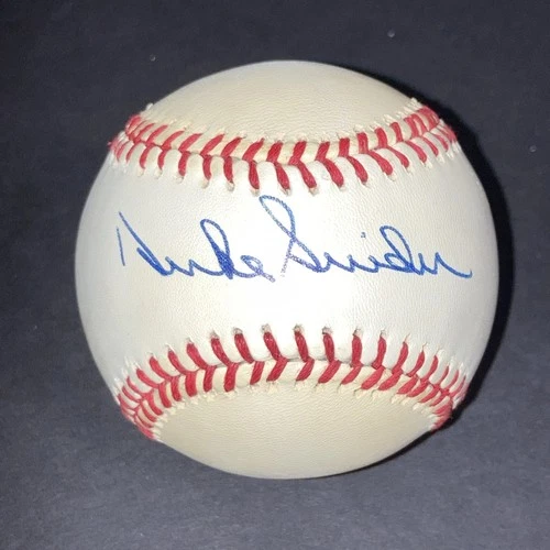 Duke Snider Autographed Baseball Rawlings ONL Dodgers HOF Auto Signed