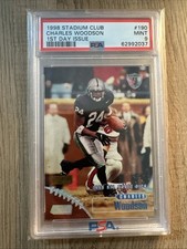 1998 Stadium Club Charles Woodson 1st Day Issue 142/200 PSA 9 Pop 2 None Higher