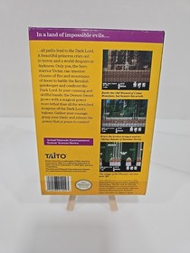 Demon Sword Nintendo NES CIB 100% Complete in Box w/ Poster & Reg Card VGC RARE