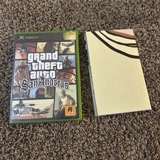 Xbox Grand Theft Auto San Andreas COMPLETE
